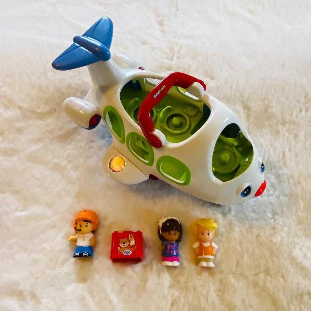 Fisher Price Little People Lil Movers Airplane Jet Plane Music Lights Accessory